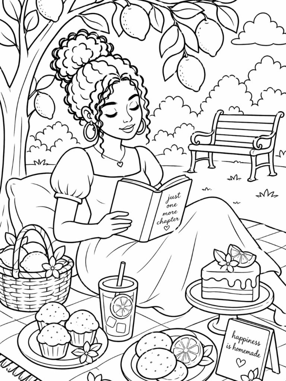 NWT When Life Gives You Lemons Themed Coloring Book - Picture 4 of 10